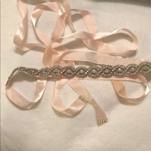 Bridesmaid sash/belt: petal color